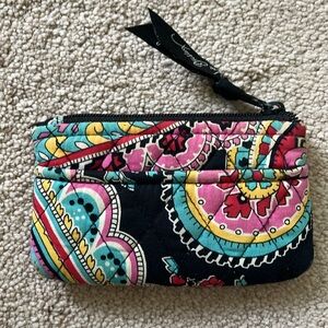 Vera Bradley Zip Mini Pouch 5” Wallet with Front Pocket